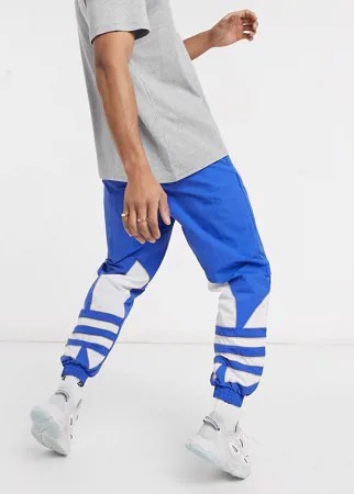 Ярко-синие джоггеры adidas Originals-Голубой