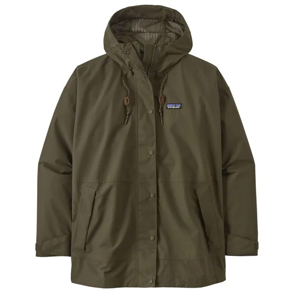 Дождевик Patagonia Women's Outdoor Everyday Rain, цвет Basin Green