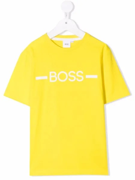 BOSS Kidswear футболка с логотипом
