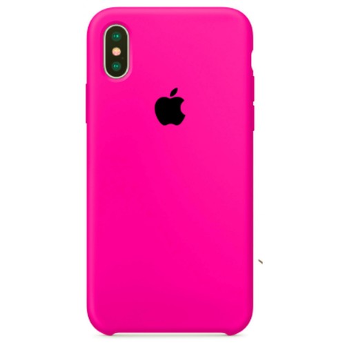 Чехол для iphone x Ярко-розовый