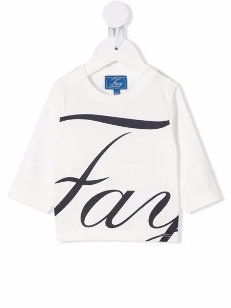 Fay Kids футболка с логотипом