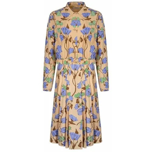 Костюм Prada, олимпийка и сарафан, размер 40, бежевый