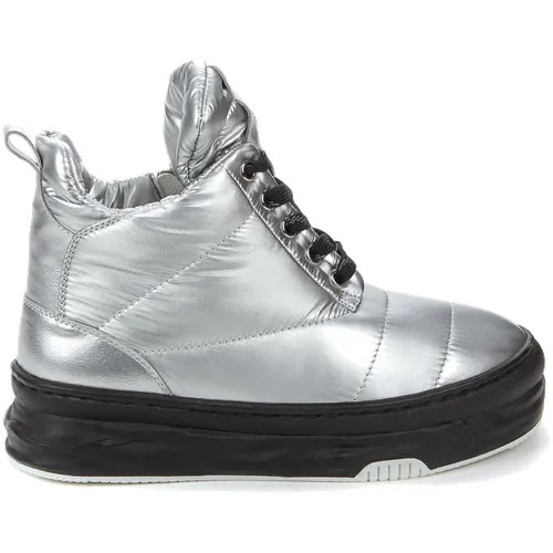 Ботинки KEDDO, размер 36, серебряный