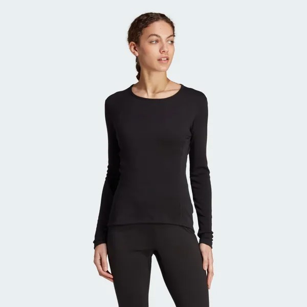 XPERIOR MERINO 260 BASE LAYER Лонгслив Adidas, цвет Black