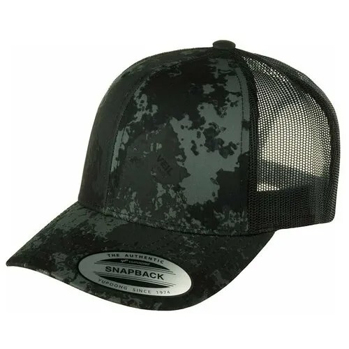 Бейсболка FLEXFIT арт. 6606VC (черный / камуфляж), размер ONE