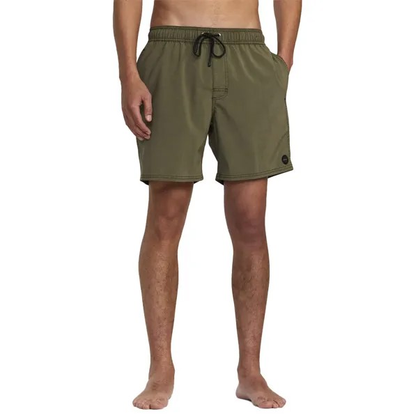 Шорты для плавания Rvca Va Pigment Elastic, зеленый