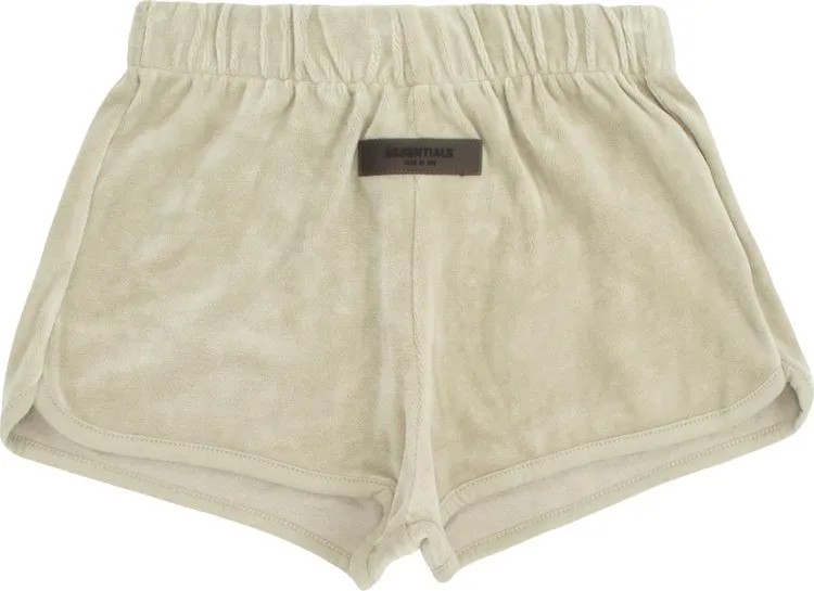 Шорты Fear of God Essentials Velour Beach Short 'Seafoam', зеленый