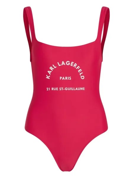Karl Lagerfeld купальник Rue St-Guillaume, розовый