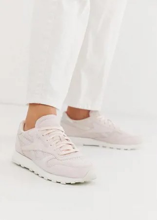 Кожаные кроссовки с блестками Reebok Classics-Розовый