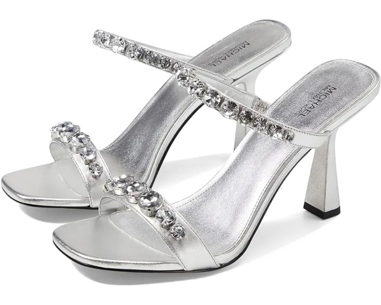 Туфли Michael Kors Clara Sandals, цвет Silver 2