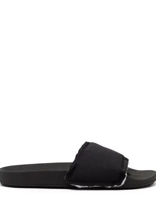 Rick Owens DRKSHDW дутые шлепанцы