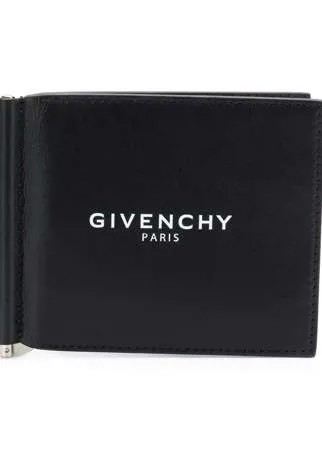 Givenchy кошелек с зажимом для денег и принтом логотипа