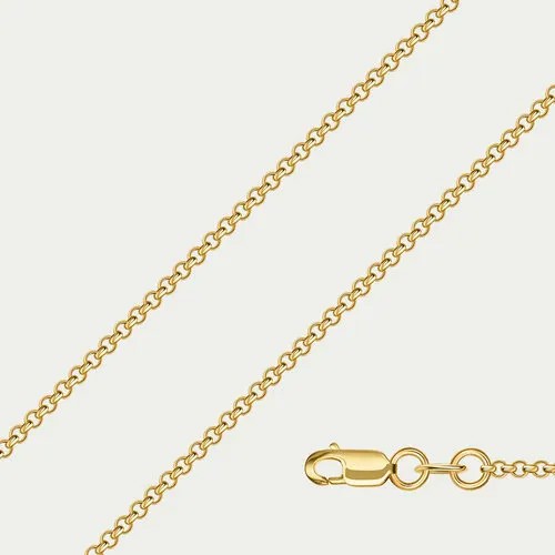 Цепь GOLD CENTER, желтое золото, 585 проба, длина 50 см, средний вес 10.28 г