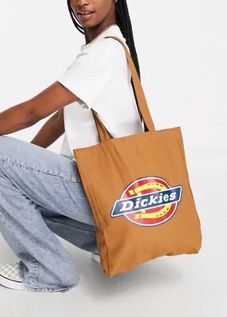 Коричневая сумка-тоут с логотипом Dickies Icon-Коричневый цвет