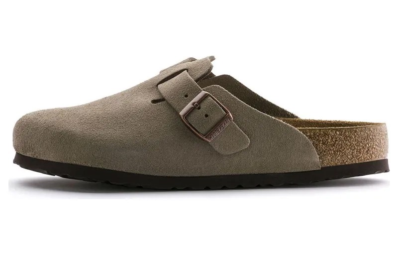 Тапочки Birkenstock унисекс, Серо-коричневый