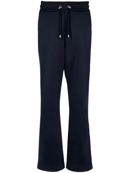 Balmain спортивные брюки с нашивкой PB Signature, синий