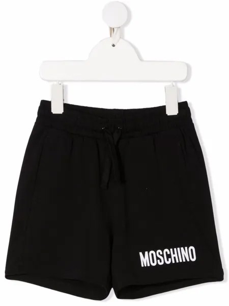 Moschino Kids шорты с логотипом