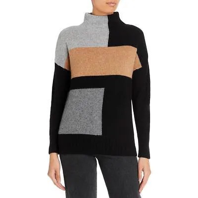 Женский черный кашемировый пуловер-свитер с частной маркой, рубашка M BHFO 8445