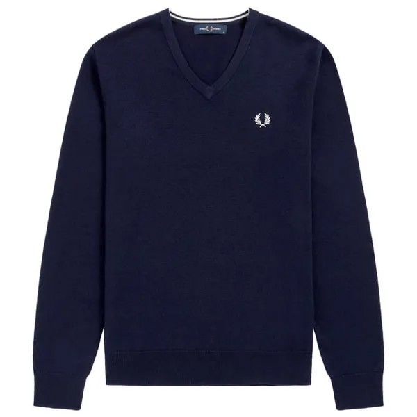 Классический пуловер Fredperry fp с v-образным вырезом Fred Perry, синий