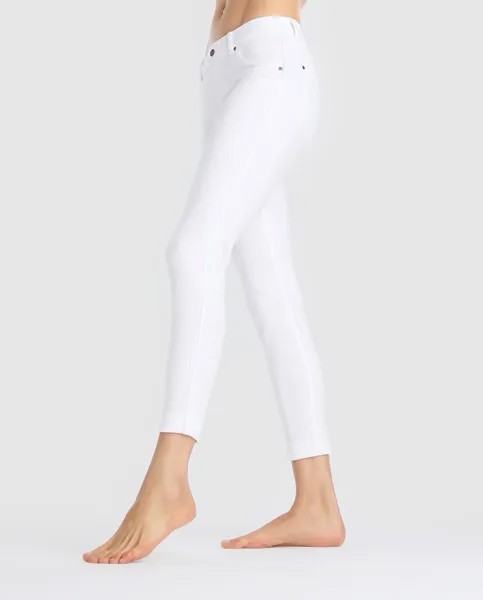 Однотонные джинсовые леггинсы Hue Hue, белый