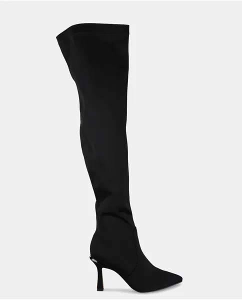 Высокие женские сапоги с острым носком Alma en Pena, черный