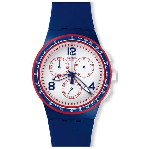 Наручные часы swatch, белый, синий