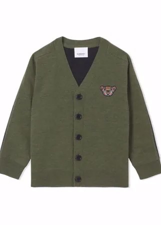 Burberry Kids кардиган Thomas Bear с V-образным вырезом