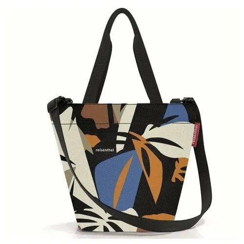 Сумка шоппер женская Reisenthel Shopper XS Miami Black ZR7055, с принтом, маленький, тканевый