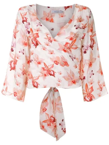 Блузка Penélope de Jacquard de Cajú Isolda, белый