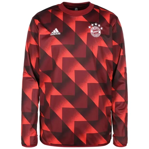Лонгслив adidas Performance FC Bayern München Pre Match, красный