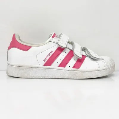 Adidas Girls Superstar CG6621 Белая повседневная обувь Кроссовки Размер 2,5