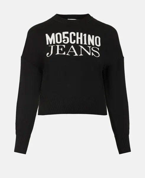 Джемпер с длинными рукавами Moschino Jeans, черный