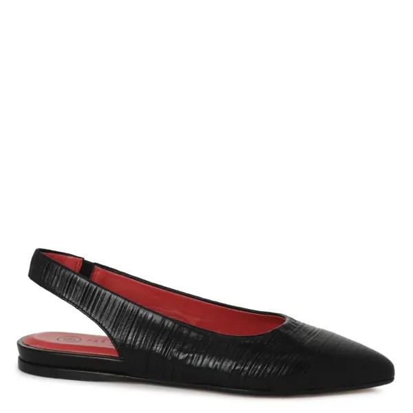 Туфли женские Pas De Rouge 4011 черные 37 EU