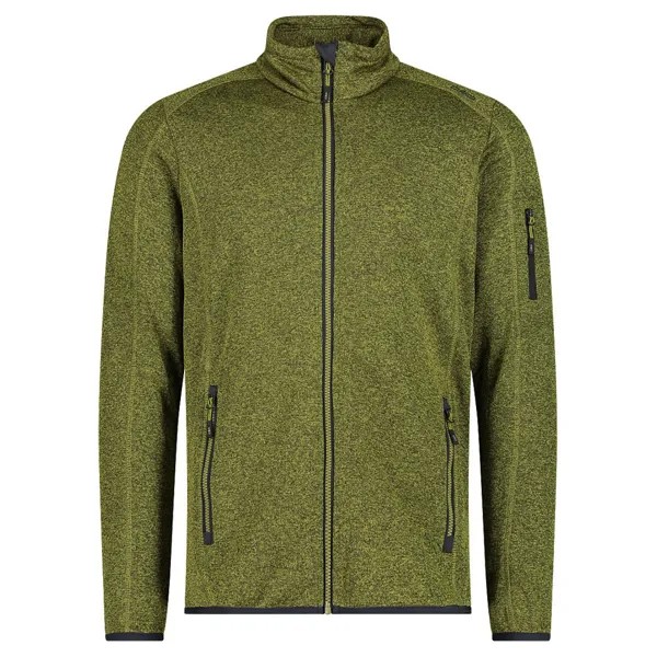Куртка CMP 30H5887 Knitted Fleece, зеленый