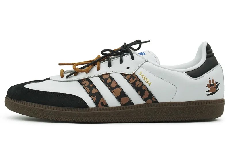 Кроссовки adidas originals SAMBA OG Skateboarding Shoes Unisex Low-top White/black, черный/белый