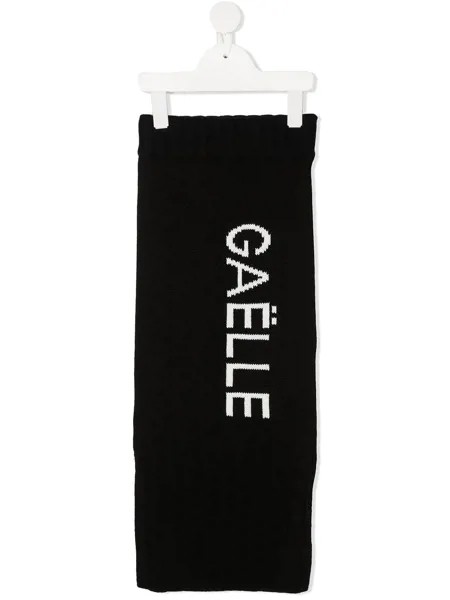 Gaelle Paris Kids трикотажная юбка с логотипом