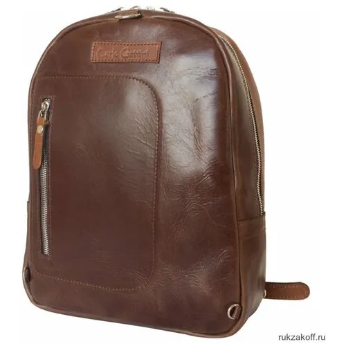 Кожаный рюкзак Carlo Gattini Albera cog/brown (арт. 3055-03)