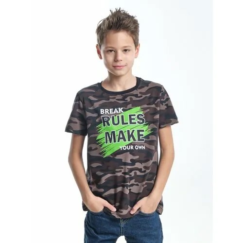 Футболка Mini Maxi, размер 122, хаки