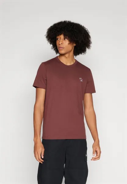 Базовая футболка Abercrombie & Fitch, темно коричневый