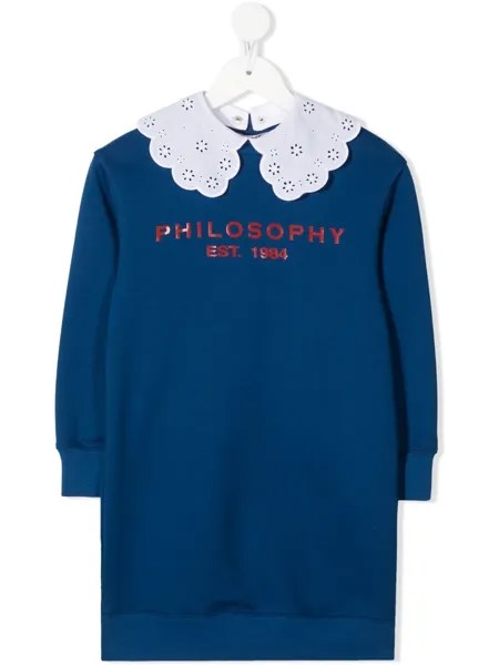 Philosophy Di Lorenzo Serafini Kids платье с фестонами