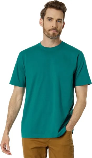 Беззаботная неусадочная футболка без кармана с коротким рукавом L.L.Bean, цвет Antique Green