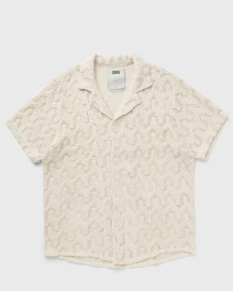 Рубашка Oas Atlas Cuba Crochet Shirt, бежевый