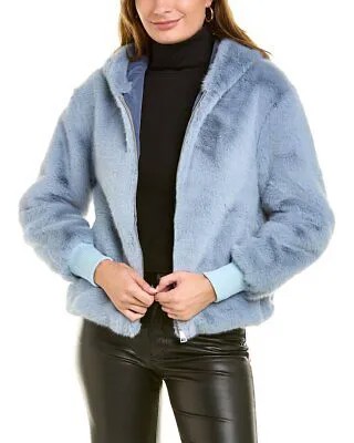 Куртка-бомбер женская La Fiorentina Shaggy, синяя, M/L