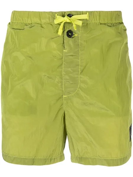 Stone Island плавки с кулиской и нашивкой-логотипом