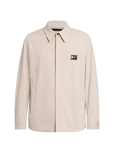 Куртка из смесового хлопка на пуговицах спереди Dolce&Gabbana, цвет beige medio