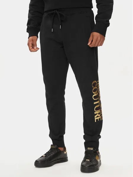 Спортивные брюки стандартного кроя Versace Jeans Couture, черный