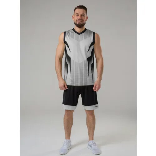 Форма CroSSSport баскетбольная, майка и шорты, размер 46, белый