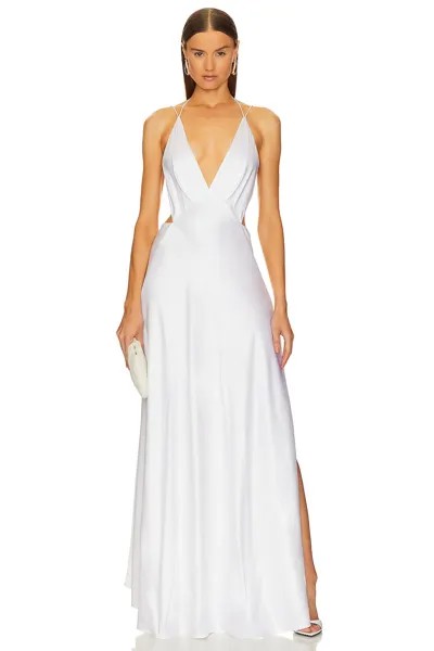 Платье Michael Lo Sordo Tash Gown, белый