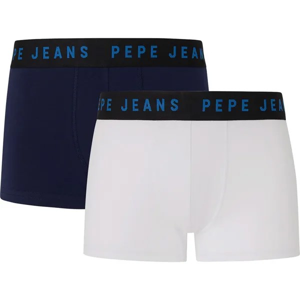 Боксеры Pepe Jeans Solid Lr 2 шт, разноцветный