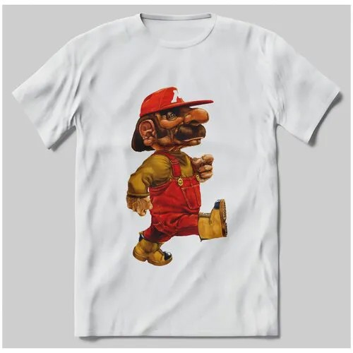 Футболка с принтом Mario - 410